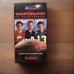 NFL Films Quarterbacks On Quarterbacks VHS True Value Marino Young Aikman 1995